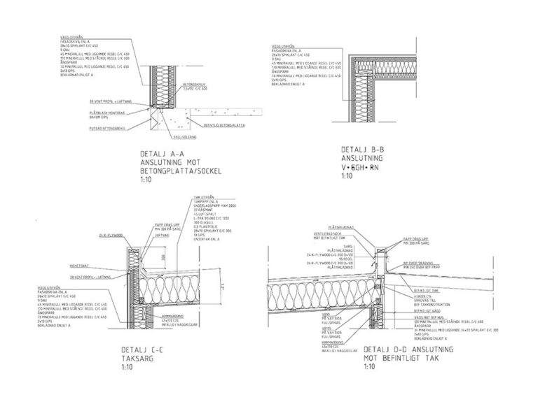 konstruktionsritningar,nybyggnation